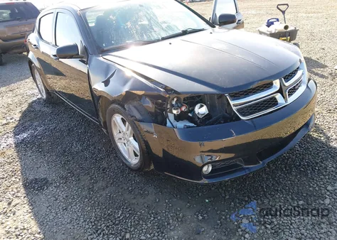 2013 Dodge Avenger Sxt из США, поврежденный, VIN 1C3CDZCG3DN623110